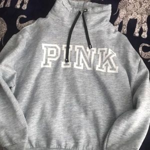 Turtle neck PINK cozy sweatshirt